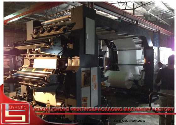 4color Plastic Film Flexo Printing Machine With Ceramic Anilo Rollers