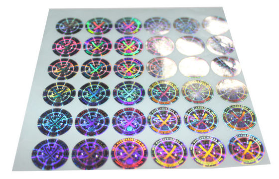 Pantone Custom Hologram Vinyl Car Sticker of matte film lamination