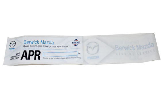 mazda Auto Logo both side printing window decal