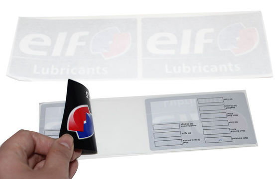 ROHS Approved Waterproof Vinyl Car Sticker With Both Side Printing