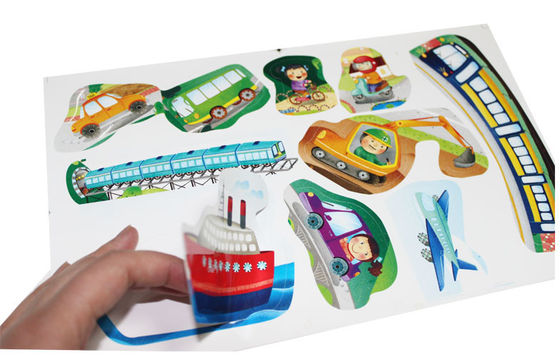 Cartoon Removable Auto Decals Self Adhesive Vinyl Stickers For Cars