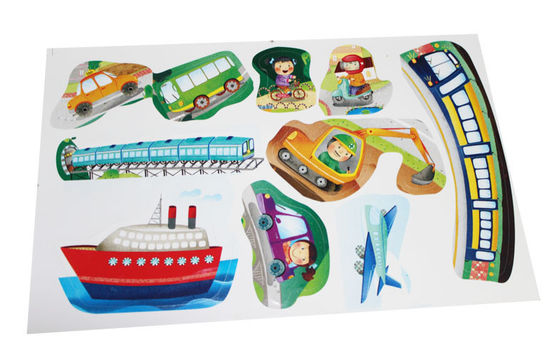 Cartoon Removable Auto Decals Self Adhesive Vinyl Stickers For Cars