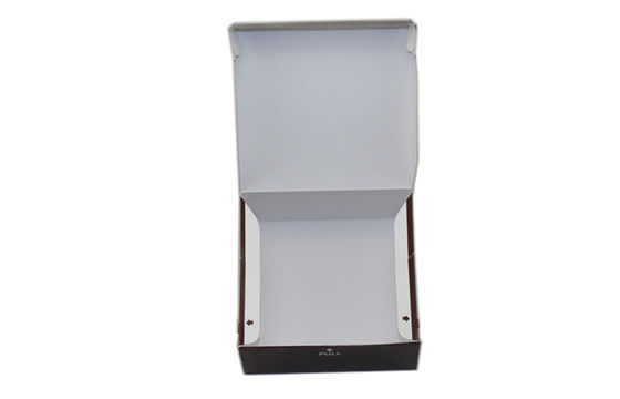 Eco - friendly Printing Brown Burger Box Packaging / Cardboard Food Boxes