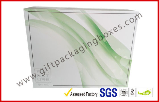 Cosmetic Magnet Packaging Boxes Debossed and Silver Foiled Logo