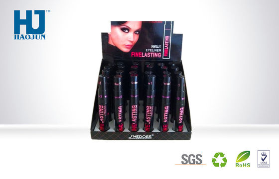 Corrugated Advertising Counter Display Boxes For Cosmetics Mascara Cream