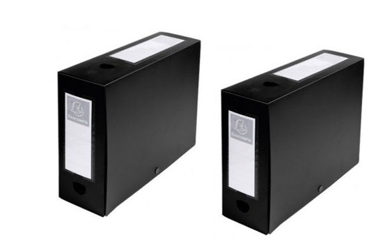 Black AI / PDF / CDR PP File Folder , A4 Briefcase office Document Box