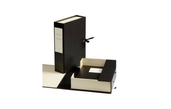 Black AI / PDF / CDR PP File Folder , A4 Briefcase office Document Box