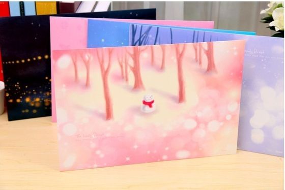 A4 Size Plastic File Folder Printed Colorful Document Bag With a Plastic Lock