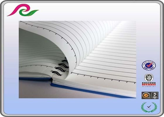 blue / red PP Cover Spiral Bound Notebooks for business office writting