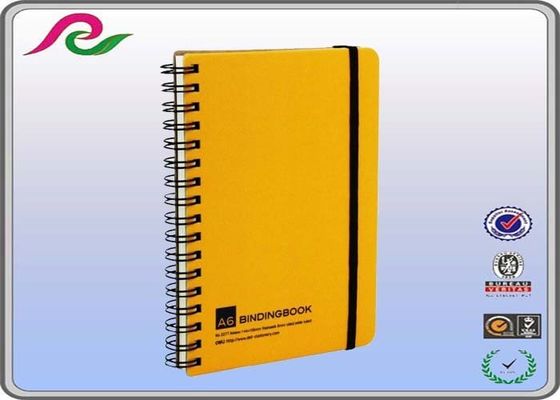 pp cover eco recycled Spiral Bound Notebooks with elastic band