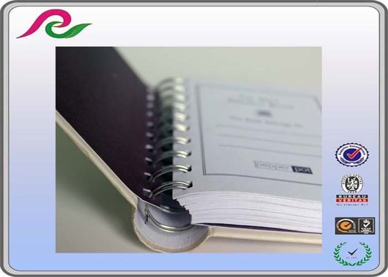 Green printing marked notepad hardcover sparil bound notebooks