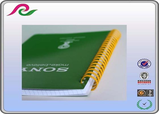 A5 composition glossy lamination spiral bound notebooks for office