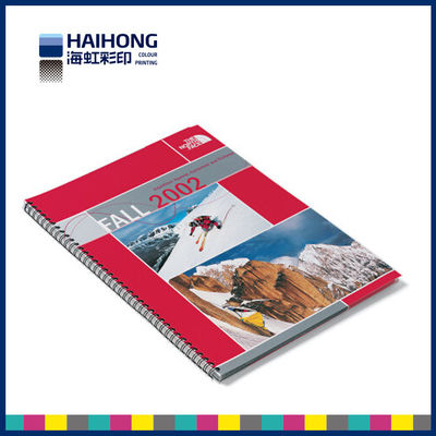 Custom Full color Spiral Bound Book Printing ,  Hardcover print spiral bound book