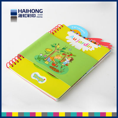 Custom Full color Spiral Bound Book Printing ,  Hardcover print spiral bound book