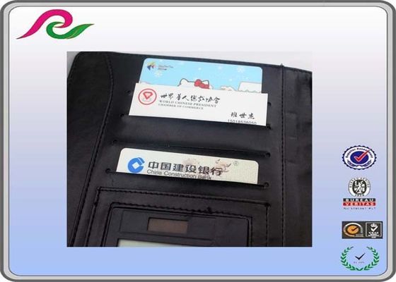 PU cover business loose leaf notebook , black hard cover notebooks