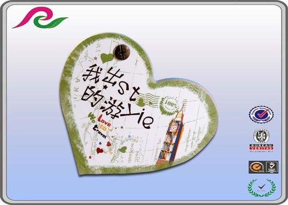 recyclable writing paper heart Shaped Sticky Notes for student gift