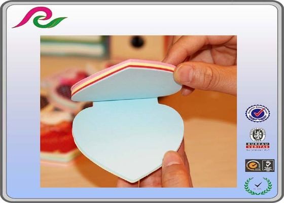recyclable writing paper heart Shaped Sticky Notes for student gift