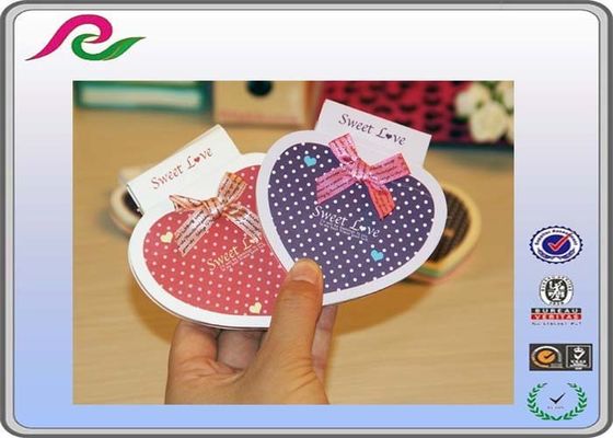 80gsm writing paper pink heart Shaped Sticky Notes of Offset printing