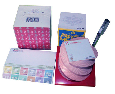 Recycled red / pink apple Shaped Sticky Notes for girl student