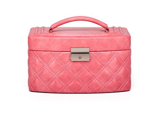 Multifunction Lockable watch and jewelry box for girls pink , green color