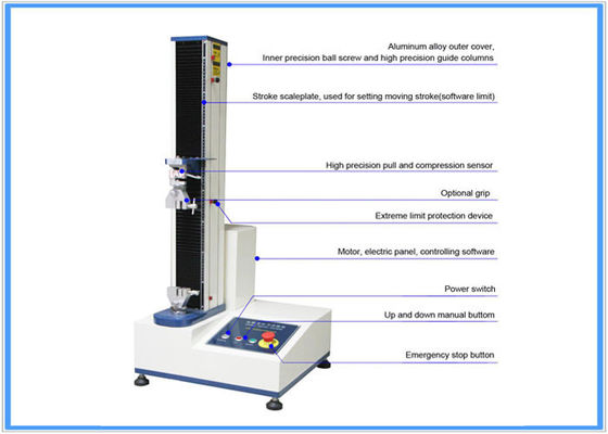Kraft and Tissue Tensile Strength Testing Machine Paper Testing Instrument