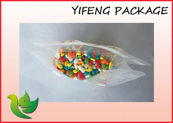 Transparent Flat Bottom reusable food pouch Biodegradable , 250g