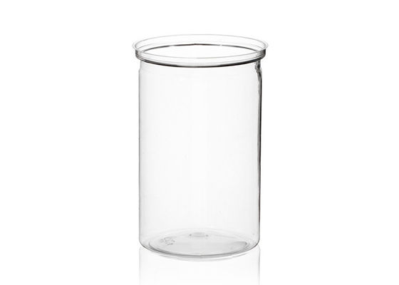 Sealing Clear Plastic Cylinder Airtight Easy-open Plastic PET Beverage Cans
