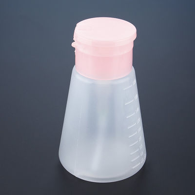 Pyramid / Cylinder Perfume Bottle Packaging , Nail Polish Pump And Bottle 33/410