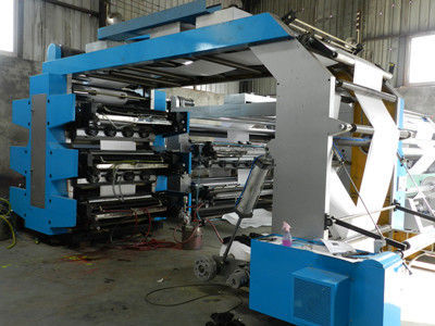 Computerized Flexographic Printing Machine For Plastic Film / Bag 60m/min