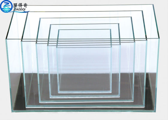 Durable Clear Glass Square Fish Tank / Aquarium Fish Tank for Commercial Decoration