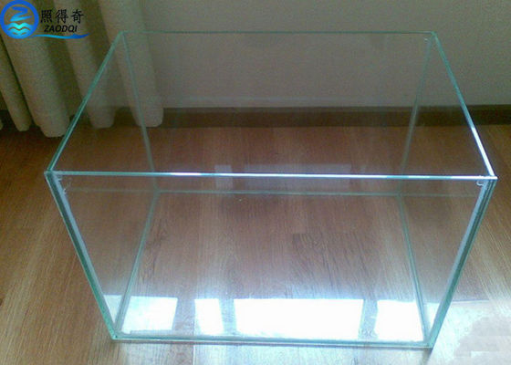 Durable Clear Glass Square Fish Tank / Aquarium Fish Tank for Commercial Decoration