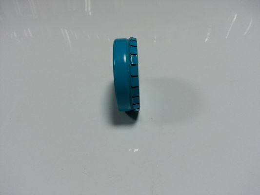 Blue Metal Food Grade Tin Containers , Gear Lid Candy Packaging Box