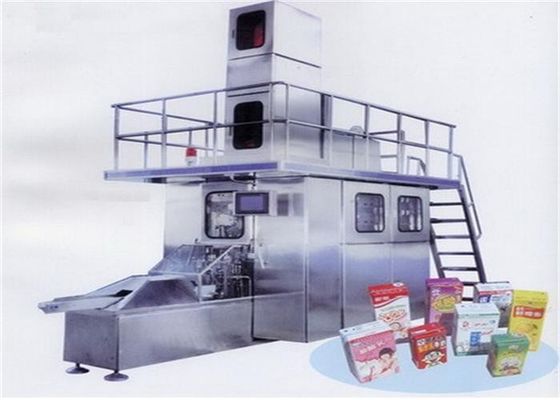 Aseptic Beverage Filling Line For Brick  Carton Box 500 - 1000ml