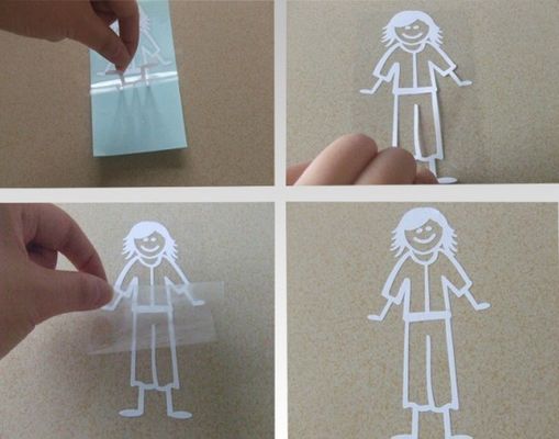 fashion Durable Vinyl Car Sticker decal , PMS color printing