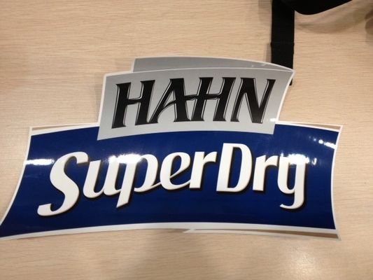 Gloss laminated  Vinyl Car Sticker / logo die cut bumper decal