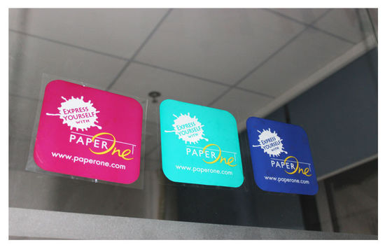Electrostatic cling Vinyl Car Sticker decal for auto window