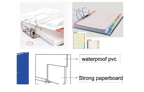 A4 document clip folder / plastic fashion portfolio case