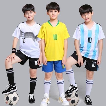 Breathable Fabric Comfortable Child Custom Soccer Jersey