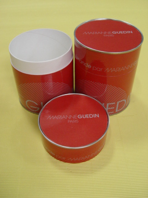 Customized Food Packaging Composite Paper Tube / Can Containers with Metal Lids