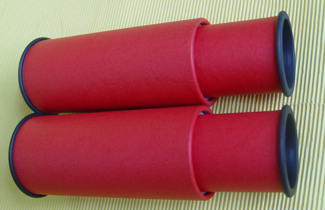 Customized Handmade Magic Red Telescope Children Paper Toy Kaleidoscope Gift