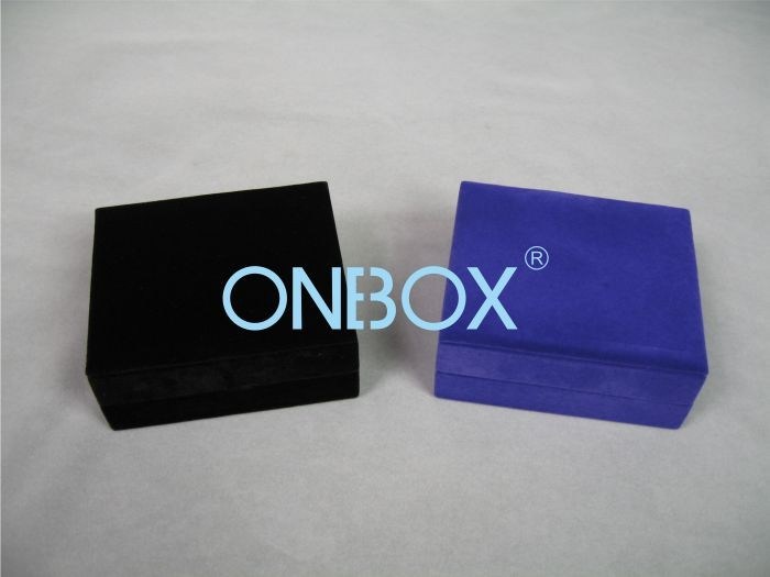 Purple plastic Luxury Packaging Boxes with suede fabric and foam insert