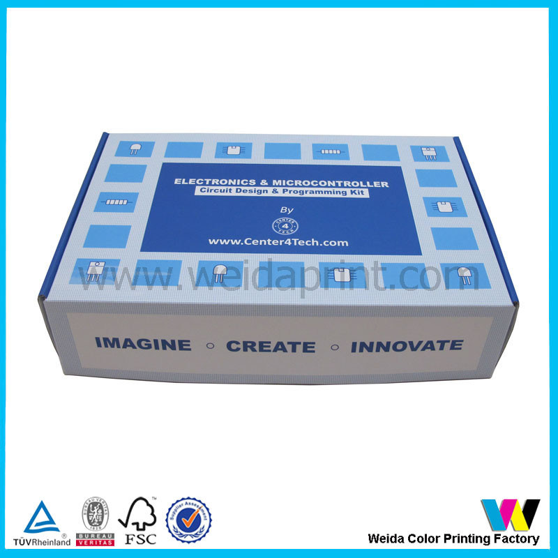 Foldable Intensive Corrugated Paper Packaging Boxes for Electronics Product Packaging