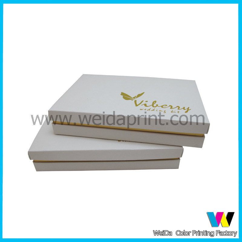 Eco-friendly Black and Gold Luxury Cardboard Paper Packaging Box