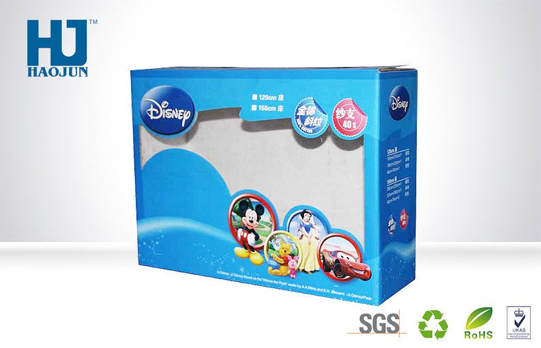 Recyclable Decorative Toys PVC Cardboard Packing Boxes UV - vanished Finishing