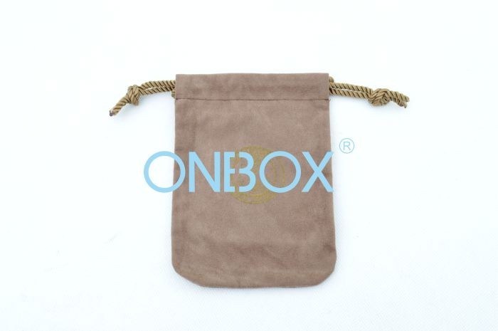 Small velvet drawstring jewelry pouch / gift fabric drawstring bags for pendants