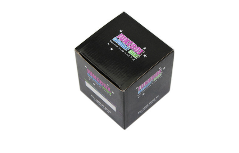 Black Paper Gift Box / Corrugated Print Packaging Boxes For Electronics