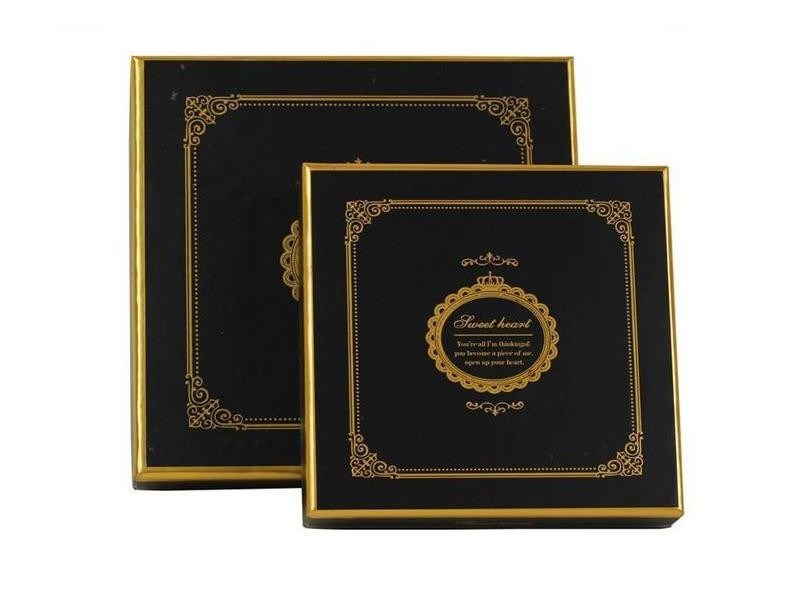 Customized Recycled Square Chocolate Box Packaging For CMYK / Pantone