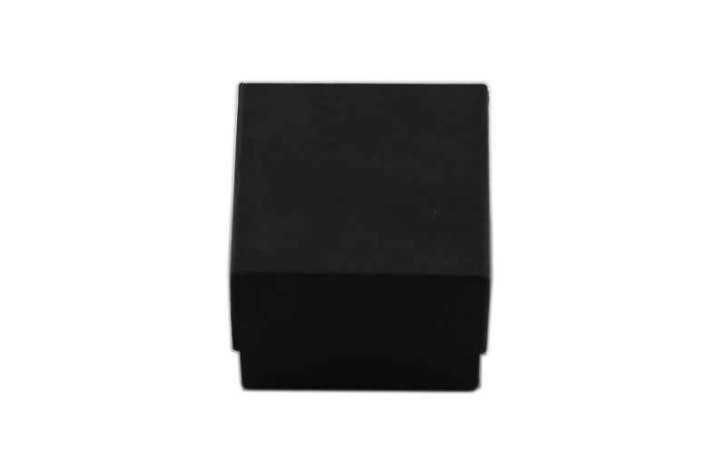 Black Gift Boxes Packaging / Telescope Box Cover Up And Down