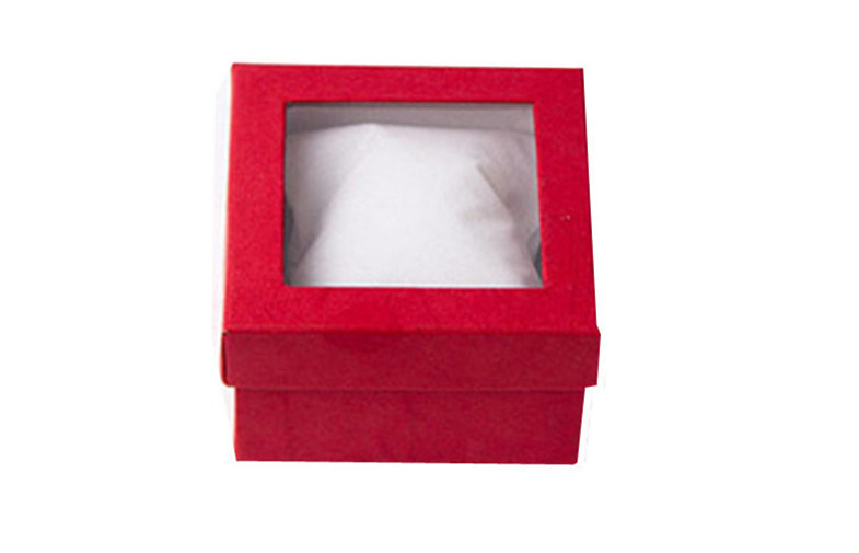 Eco-Friendly Gift Box Watch Packaging with Clear Plastic Window
