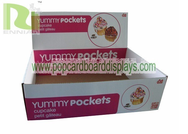 Pockets Cardboard Gift Box Customized Point Of Purchase Corrugated Carton Box ENCA017